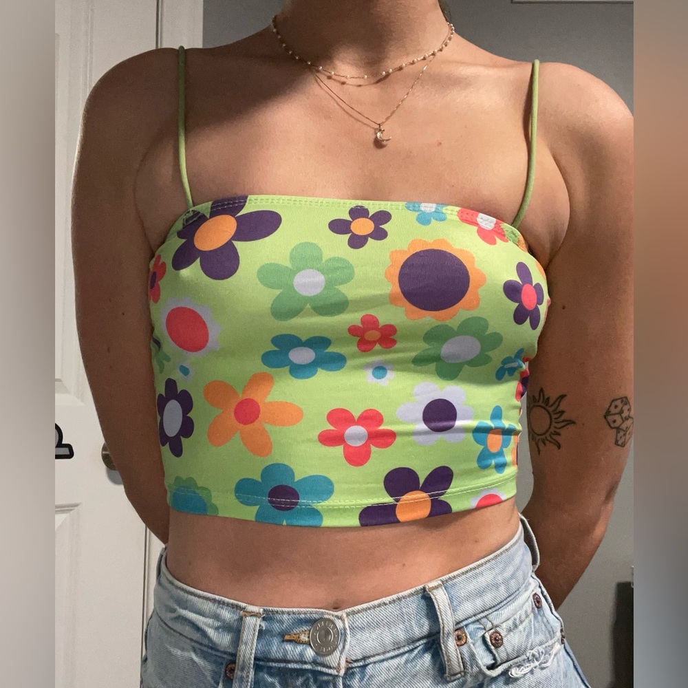Retro Floral Tank